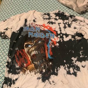 Iron Maiden acid wash shirt